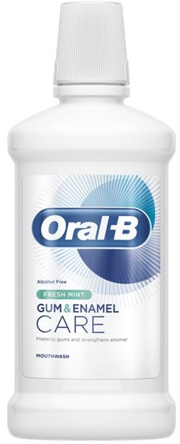 Płyn do płukania jamy ustnej - Oral-B Gum & Enamel Care Fresh Mint Mouthwash — Zdjęcie N1