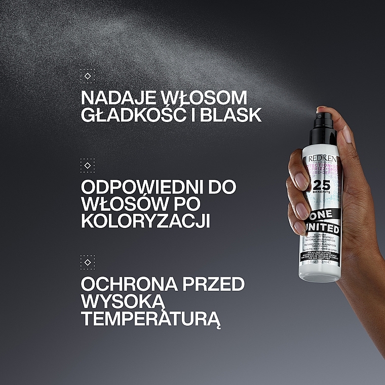 Wielofunkcyjny spray ochronno-pielęgnacyjny do włosów - Redken One United All-In-One Multi-Benefit Treatment — Zdjęcie N2