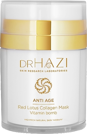 Maseczka do twarzy Czerwony lotos - Dr.Hazi Anti Age Collagen Mask — Zdjęcie N1