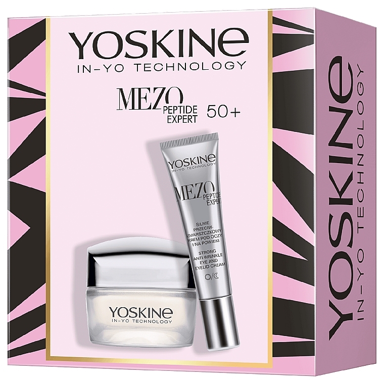 Zestaw - Yoskine Mezo Peptide Expert (cr/50ml + eye/cr/15ml) — Zdjęcie N1