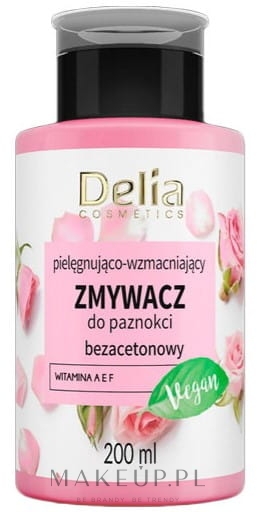 Zmywacz do paznokci bez acetonu - Delia Nail Polish Remover — Zdjęcie 200 ml