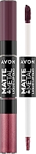 Pomadka w płynie 2 w 1 - Avon Matte & Metal Liquid Lip Duo — Zdjęcie N1