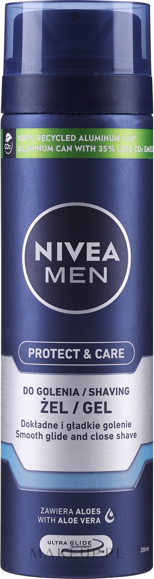Ochronny żel do golenia - NIVEA MEN Protecting Shaving Gel — Zdjęcie 200 ml