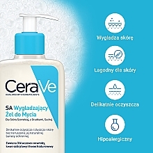 SA Żel wygładzający do mycia twarzy - CeraVe Softening Cleansing Gel For Dry, Rough And Uneven Skin — Zdjęcie N6