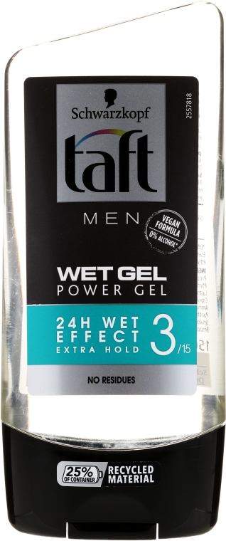 Nabłyszczający żel do włosów - Taft Looks Wet Look Shine Gel — Zdjęcie N3