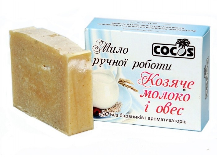Mydło kosmetyczne Mleko kozie i owies - Cocos Soap — Zdjęcie N2