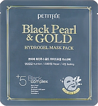 Kup Hydrożelowa maska do twarzy ze złotem i czarną perłą - Petitfée & Koelf Black Pearl & Gold Hydrogel Mask Pack