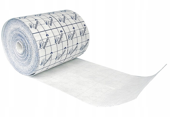 Samoprzylepna taśma opatrunkowa włókninowa, niejałowa,15 cm x 10 m - Zarys Elastopor E Bandage Tape — Zdjęcie N2