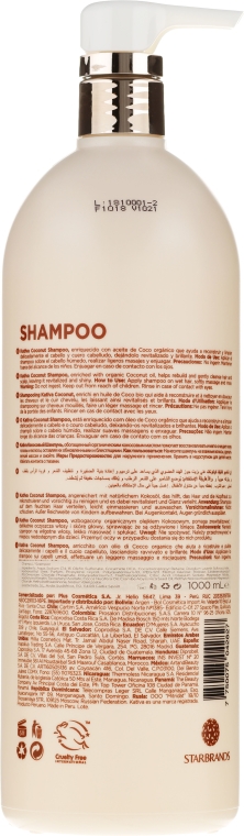 Regenerujący szampon nabłyszczający do włosów - Kativa Coconut Reconstruction & Shine Shampoo — Zdjęcie N4
