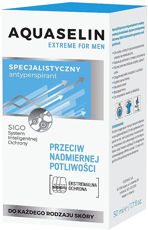 Specjalistyczny antyperspirant w kulce - Aquaselin Extreme Men — Zdjęcie N4