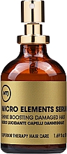 Kup Regenerujące serum w sprayu do włosów - MTJ Cosmetics Superior Therapy Microelements Shine Boosting Serum