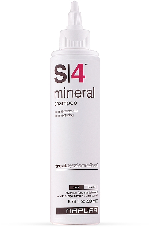 Szampon do włosów z kompleksem mineralnym - Napura S4 Mineral Shampoo — Zdjęcie N1