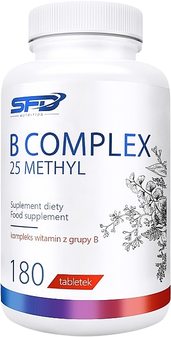 Kompleks witamin z grupy B - SFD Nutrition B Complex 25 Methyl — Zdjęcie N1