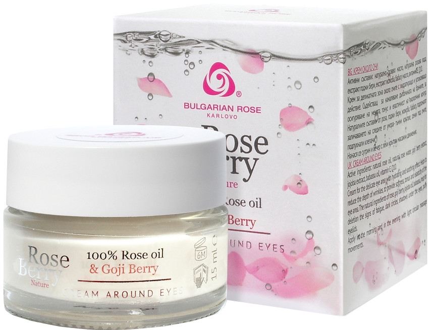 Krem pod oczy - Bulgarian Rose Rose Berry Nature Cream Around Eyes — Zdjęcie N1