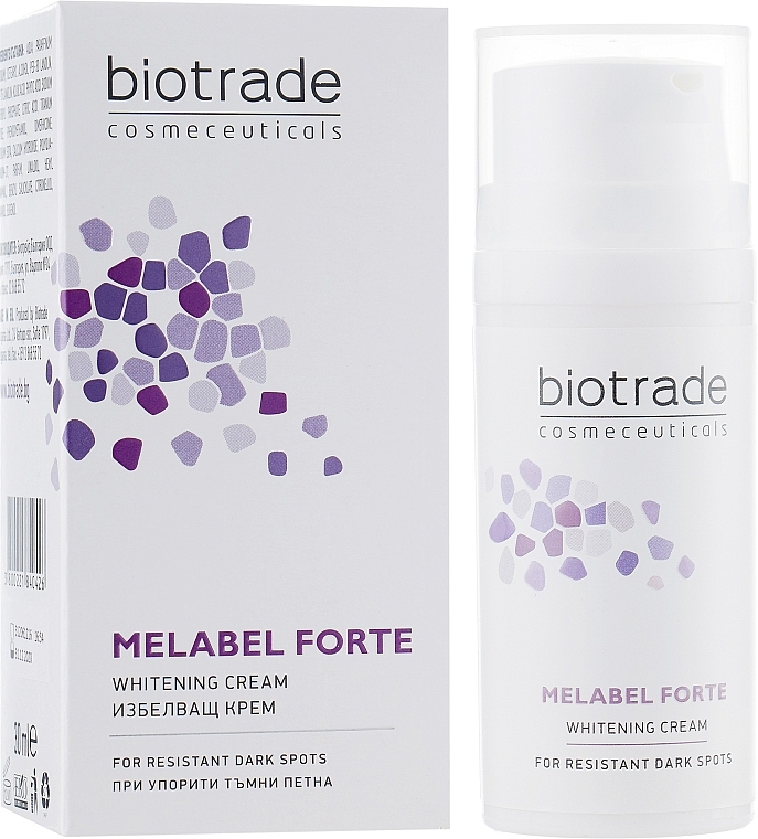 Zaawansowany krem wybielający do skóry z uporczywymi przebarwieniami - Biotrade Melabel Forte Cream — Zdjęcie N2