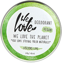 Kup Naturalny dezodorant w kremie - We Love The Planet Deodorant Luscious Lime