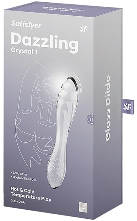 Szklany wibrator - Satisfyer Dazzling Crystal 1 — Zdjęcie N3