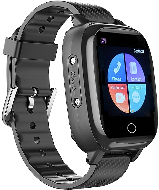Inteligentny zegarek dla dzieci, czarny - Garett Smartwatch Kids Life Max 4G RT — Zdjęcie N2