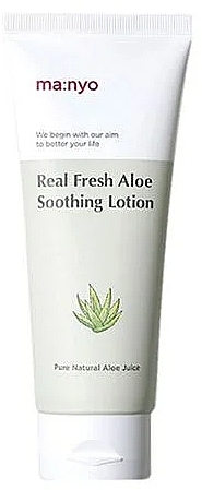 Kojący i odświeżający balsam do ciała - Manyo Real Fresh Aloe Soothing Lotion — Zdjęcie N1