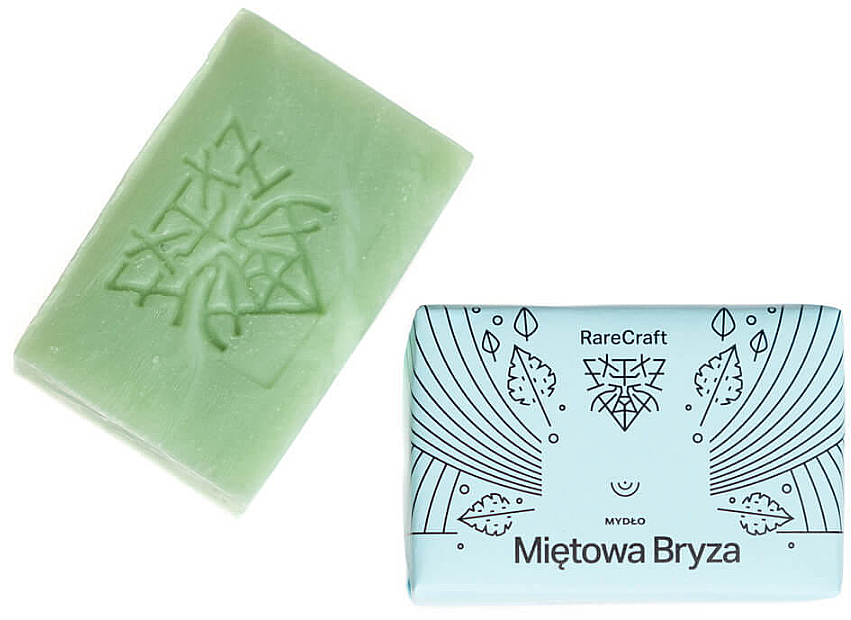 Mydło do ciała Miętowa bryza - RareCraft Soap — Zdjęcie N1