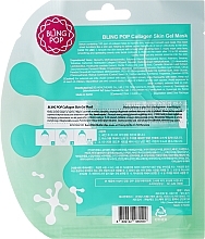 PRZECENA! Nawilżająca maska żelowa w płachcie z kolagenem do twarzy - Bling Pop Collagen Skin Elastic Face Mask * — Zdjęcie N2