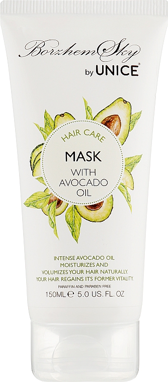 Maska do włosów z olejem z awokado - Unice BorzhemSky — Zdjęcie N1
