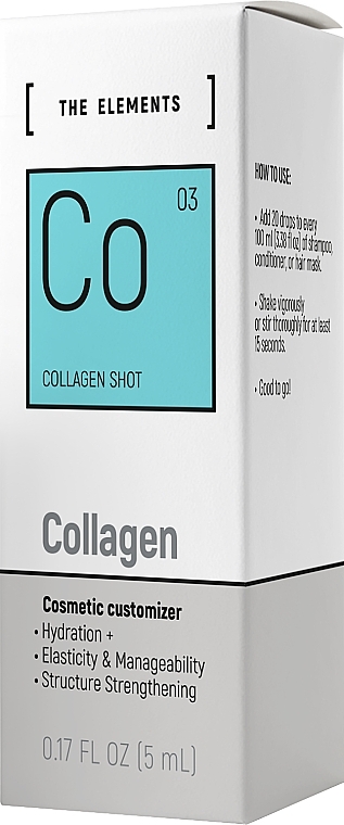 Kompleks na włosy - Pharma Group Laboratories The Elements Collagen — Zdjęcie N2