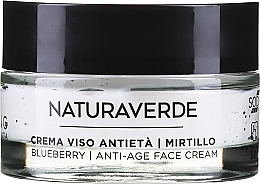 Przeciwstarzeniowy krem do twarzy - Naturaverde Bluberry Anti-Age Face Cream — Zdjęcie N2