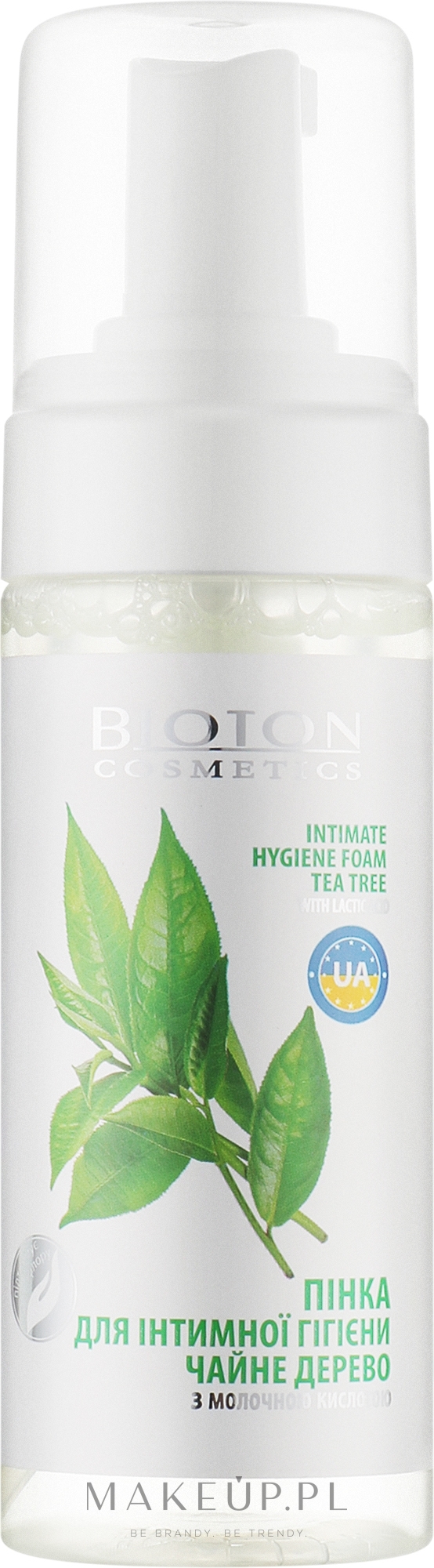 Pianka do higieny intymnej z olejkiem z drzewa herbacianego - Bioton Cosmetics Nature — Zdjęcie 150 ml