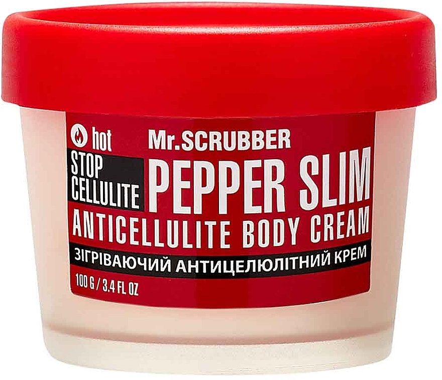 Rozgrzewający krem antycellulitowy do ciała - Mr.Scrubber Stop Cellulite Pepper Slim Anticellulite Body Cream