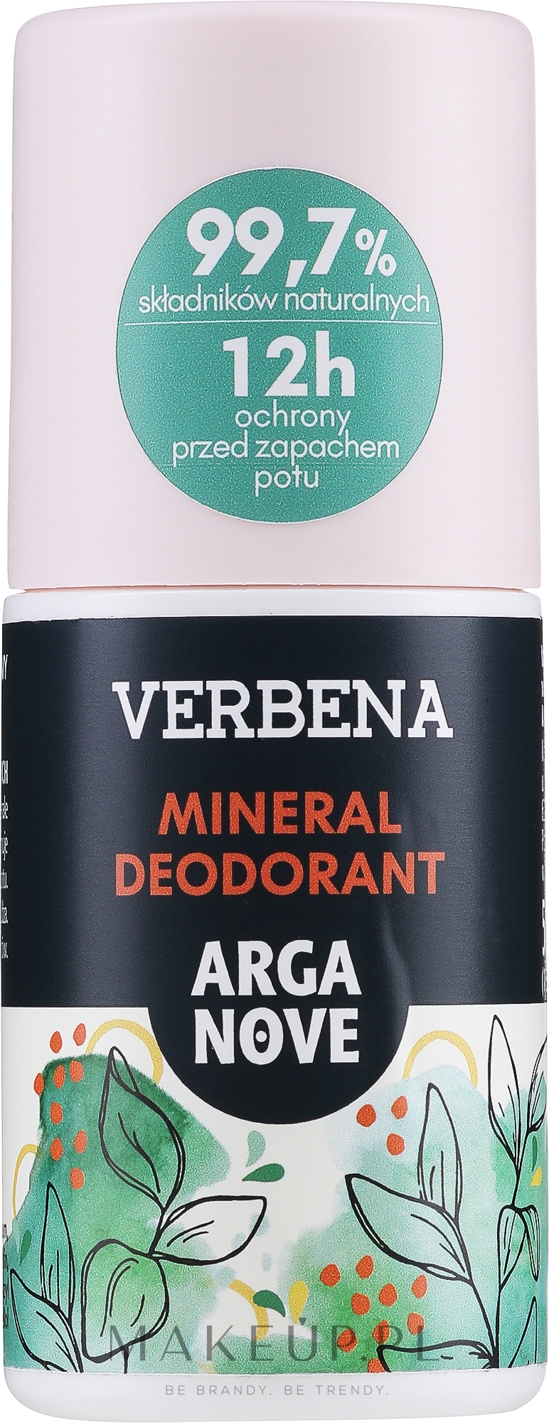 Dezodorant mineralny Werbena - Arganove Werbena Dezodorant Roll  — Zdjęcie 50 ml