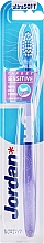 Szczoteczka do wrażliwych zębów i dziąseł, ultra miękka, fioletowa z kółkami - Jordan Target Sensitive — Zdjęcie N1