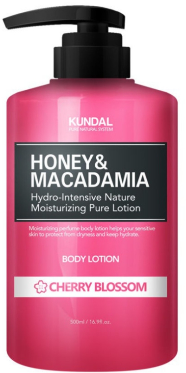 Intensywnie nawilżający balsam do ciała Kwiat wiśni - Kundal Honey & Macadamia Body Lotion Cherry Blossom — Zdjęcie N1