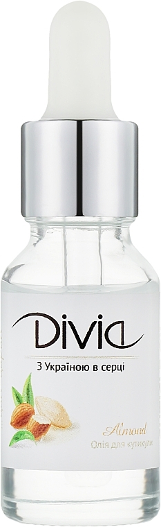 Olejek do skórek Migdałowy - Divia Cuticle Oil Almond Di1634