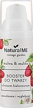 Kup Booster do twarzy nawodnienie i wygładzenie na noc z kwasem hialuronowym - NaturalME Vintage Garden Malwa & Raspberry Hydration & Smoothing Booster