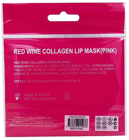 Kolagenowa maseczka do ust - Glam Of Sweden Collagen Lip Mask — Zdjęcie N2