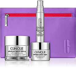 Kup Zestaw - Clinique X-Mas Set (d/cr/50ml + n/cr/15ml + ser/10ml + pounch)