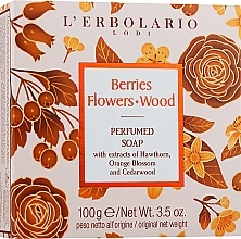 Pachnące mydło Lombardy Gardens - L'Erbolario Berries Flower Wood Perfumed Soap — Zdjęcie N1