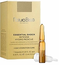 Ampułki do twarzy - Natura Bisse Essential Shock Intense Hydro Rescue Concentrated Treatment — Zdjęcie N1