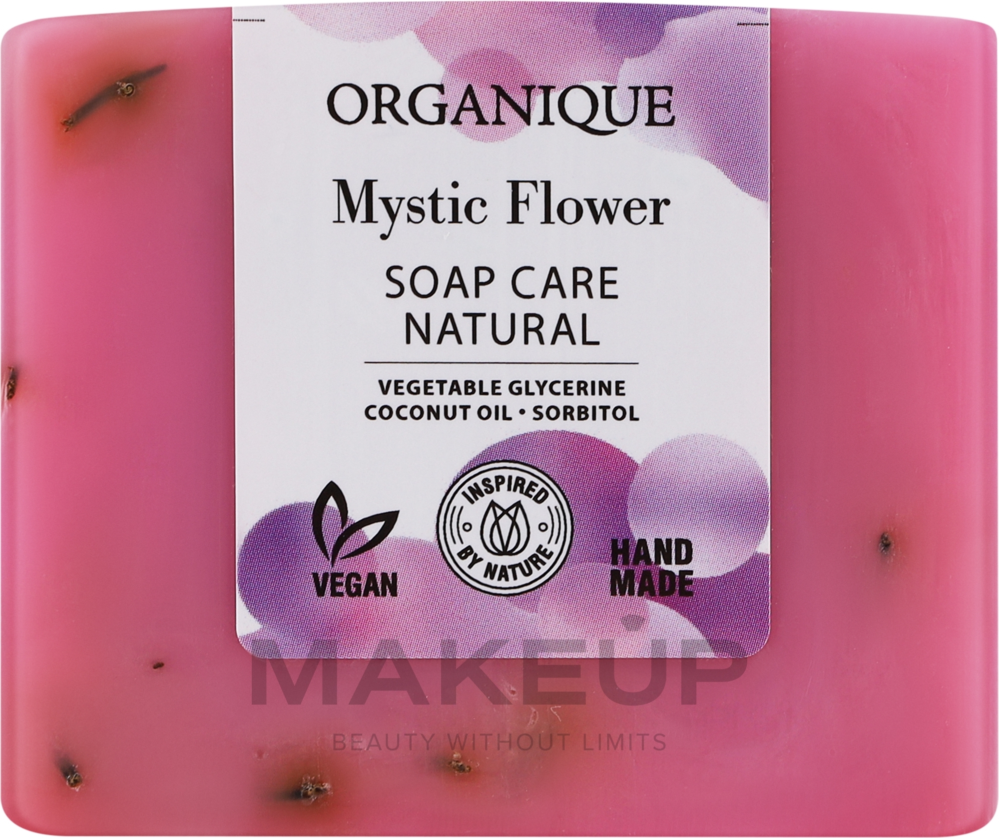 Naturalne mydło odżywcze - Organique Soap Care Natural Mystic Flower — Zdjęcie 100 g