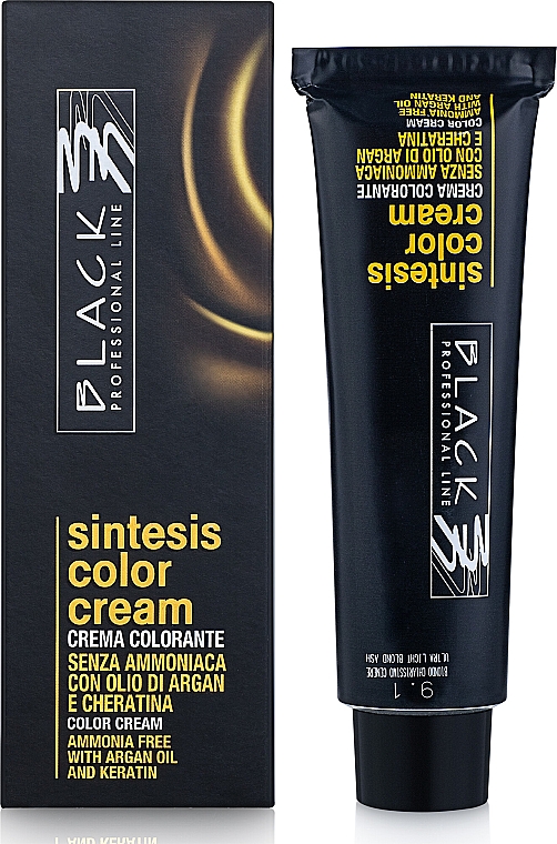 Delikatny krem koloryzujący - Black Professional Line Sintesis Color Creme Ammonia Free