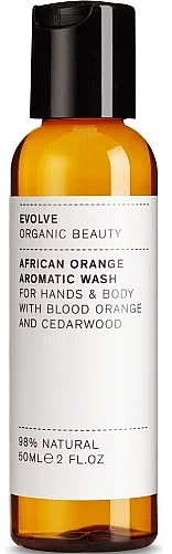 African Orange Mydło w płynie do rąk i ciała - Evolve Beauty African Orange Aromatic Wash — Zdjęcie N1