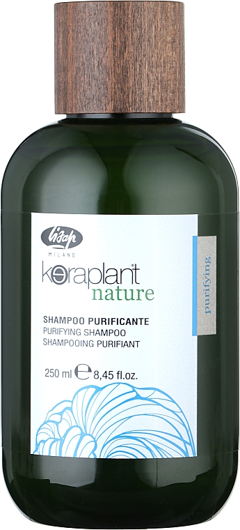 Szampon przeciwłupieżowy - Lisap Keraplant Nature Purifying shampoo