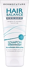 Wzmacniający szampon do włosów cienkich i osłabionych - DermoFuture Hair Balance Shampoo — Zdjęcie N1