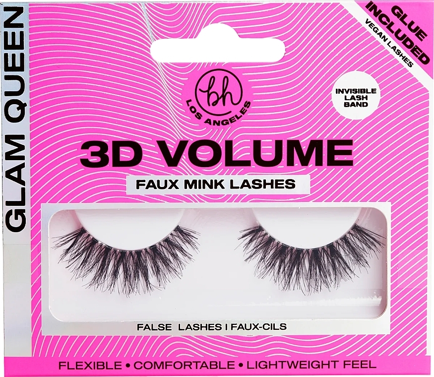 Sztuczne rzęsy - BH Cosmetics 3D Volume Faux Mink Lashes Glam Queen — Zdjęcie N1