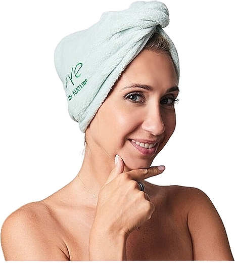 Zestaw Ręcznik + turban + opaska na głowę, miętowy - Yeye — Zdjęcie N3