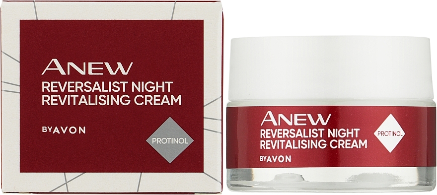 Rewitalizujący krem ​​do twarzy na noc - Avon Anew Reversalist Night Revitalising Cream With Protinol — Zdjęcie N6