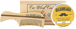 Kup Zestaw - Golden Beards Moustache Wax Kit + Comb (wax 15 ml + comb)