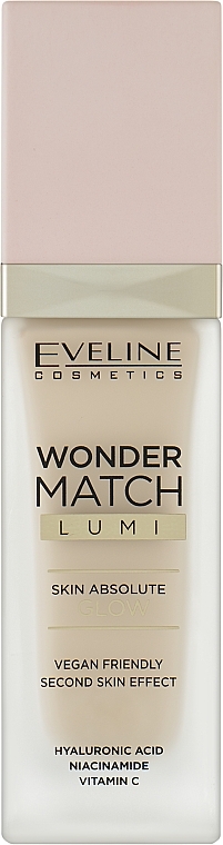 Rozjaśniający podkład do twarzy - Eveline Cosmetics Wonder Match Lumi Foundation SPF 20