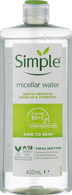 Płyn micelarny do demakijażu - Simple Kind to Skin Micellar Water — Zdjęcie N3